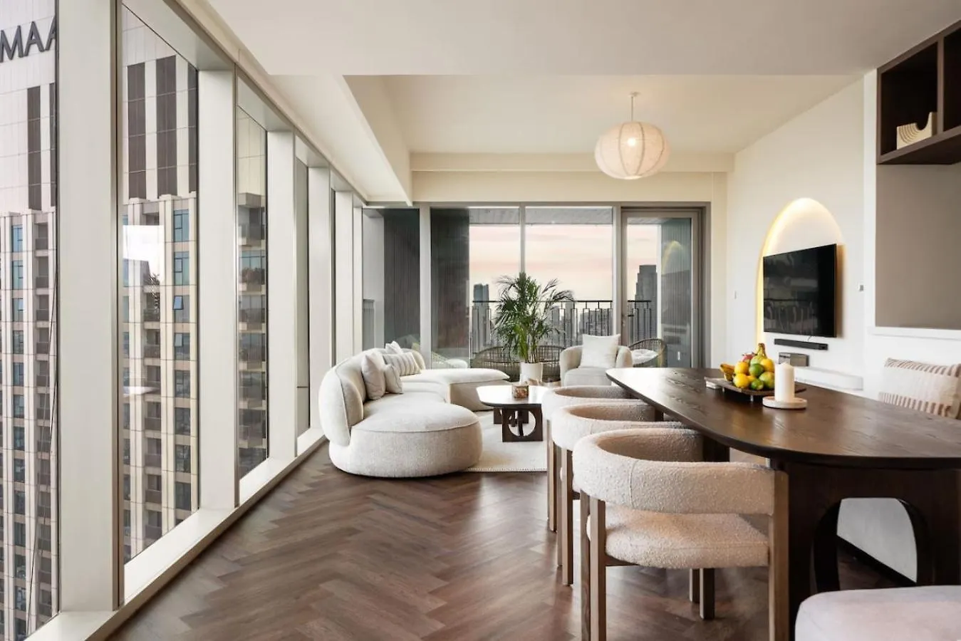 Seraya Residence 10 - 3Bdr - Private Infrared Sauna - Burj View Дубай ОАЭ